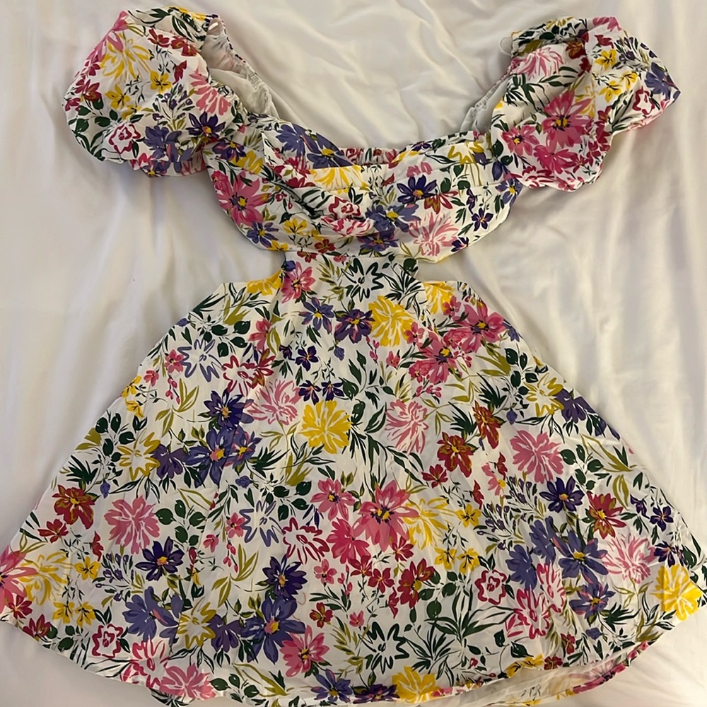 ASTR Clarita floral dress